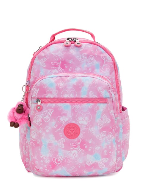 KIPLING SEOUL KIDS Sac à dos pour ordinateur portable 15" nuages de jardin - Sacs à dos pour l'École & les Loisirs