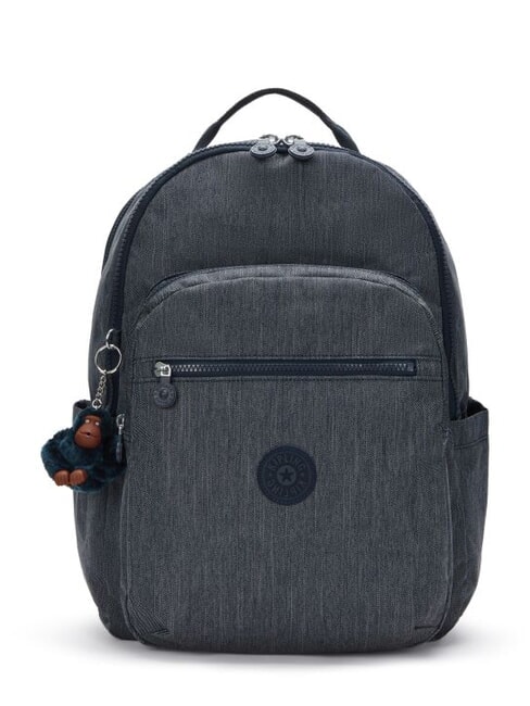 KIPLING SEOUL COLLEGE Sac à dos avec poche pour ordinateur portable 15" marine - Sacs à dos pour l'École & les Loisirs