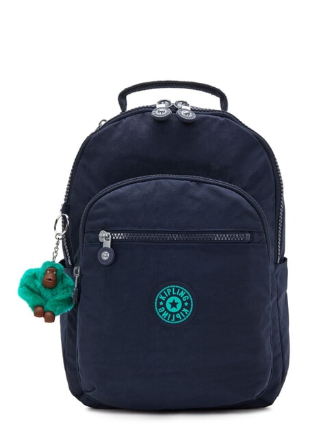 KIPLING SEOUL SMALL Petit sac à dos bloc bleu vert - Sacs à dos pour l'École & les Loisirs