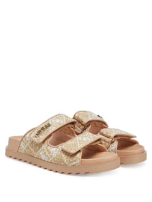 GUESS FADELIZZ  Sandales CRÈME - Chaussures Femme