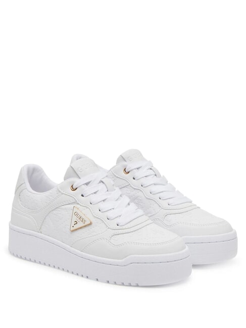 GUESS MIRAM6 Baskets blanc - Chaussures Femme