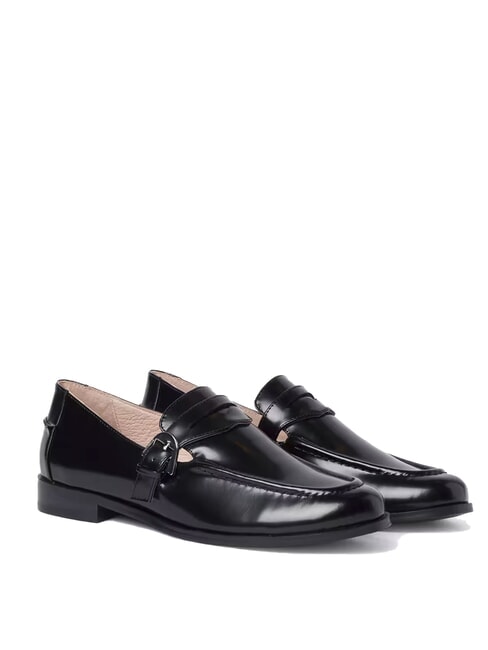 COCCINELLE LORD SHINY  Mocassins en cuir Noir - Chaussures Femme