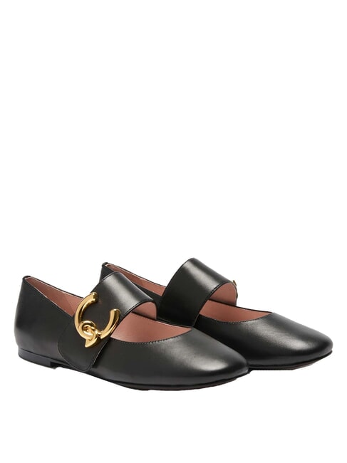 COCCINELLE C-ME SMOOTH  Chaussures en cuir Noir - Chaussures Femme