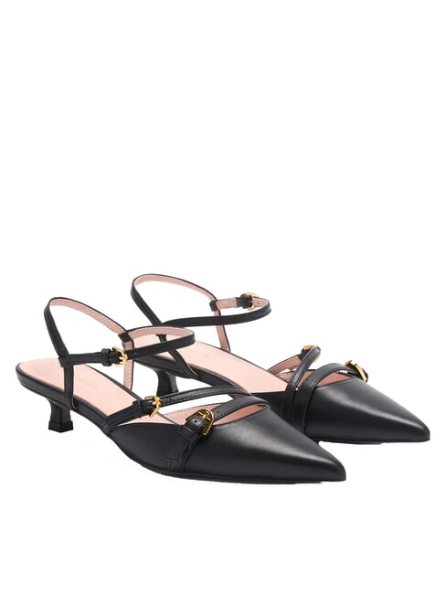 COCCINELLE FERNANDA Chaussures à bride arrière en cuir Noir - Chaussures Femme