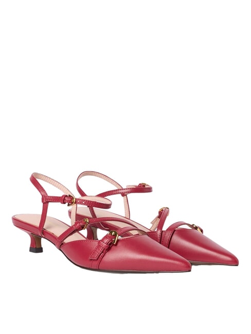 COCCINELLE FERNANDA Chaussures à bride arrière en cuir sangria - Chaussures Femme