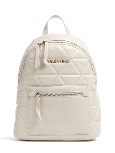 MARIO VALENTINO CARNABY Sac à dos matelassé avec poche écru - Sacs pour Femme