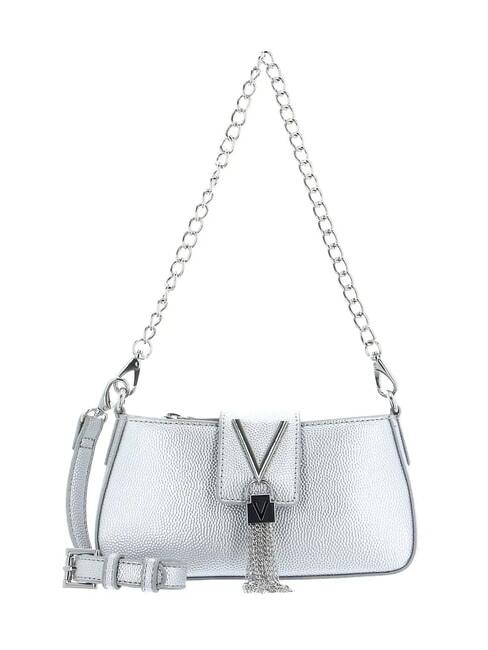 MARIO VALENTINO DIVINA Sac à bandoulière avec bandoulière en métal argent - Sacs pour Femme