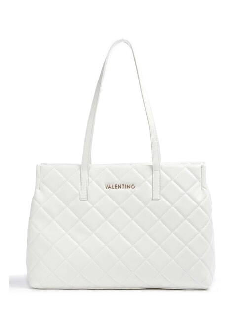 MARIO VALENTINO OCARINA Sac shopping matelassé blanc - Sacs pour Femme