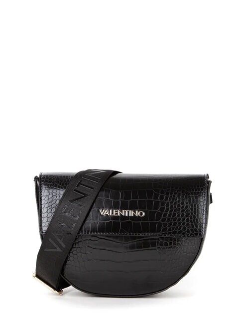 MARIO VALENTINO BIGS Sac bandoulière à imprimé animalier noir - Sacs pour Femme