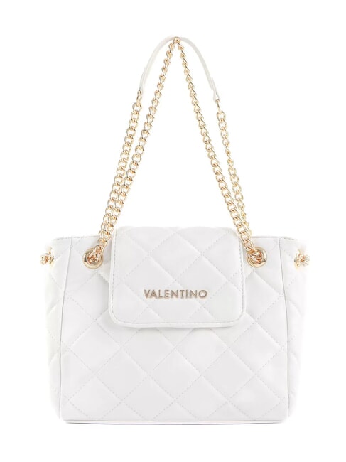MARIO VALENTINO OCARINA Sac matelassé avec anses en chaîne blanc - Sacs pour Femme