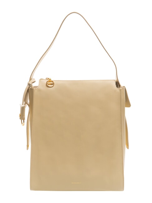 BORBONESE DEJEUNER  Sac à bandoulière en cuir sable - Sacs pour Femme