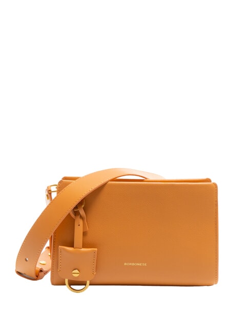 BORBONESE DEJEUNER Mini sac bandoulière en cuir mandarines - Sacs pour Femme