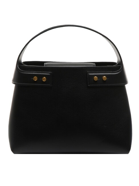 BORBONESE ARMOR  Sac à main, avec bandoulière, en cuir Noir - Sacs pour Femme