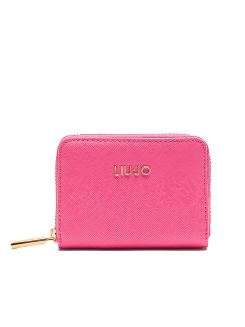LIUJO CALIWEN Petit portefeuille zippé rose foncé - Portefeuilles Femme