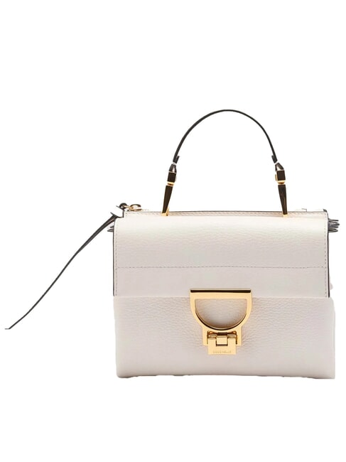 COCCINELLE ARLETTIS Mini sac en cuir texturé blanc - Sacs pour Femme