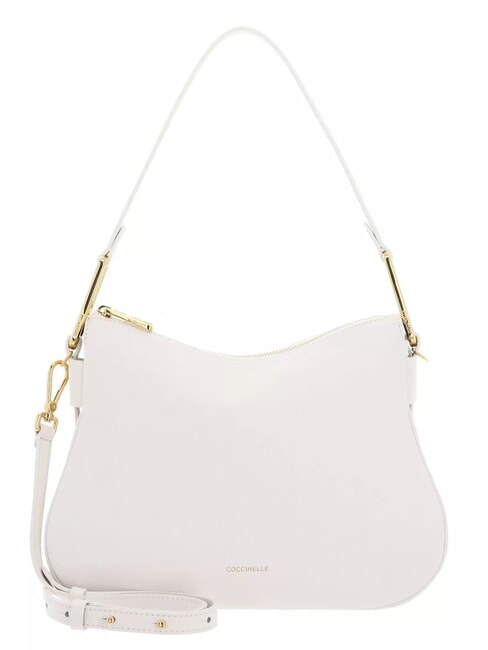 COCCINELLE MAGIE SOFT Sac bandoulière en cuir avec bandoulière blanc - Sacs pour Femme