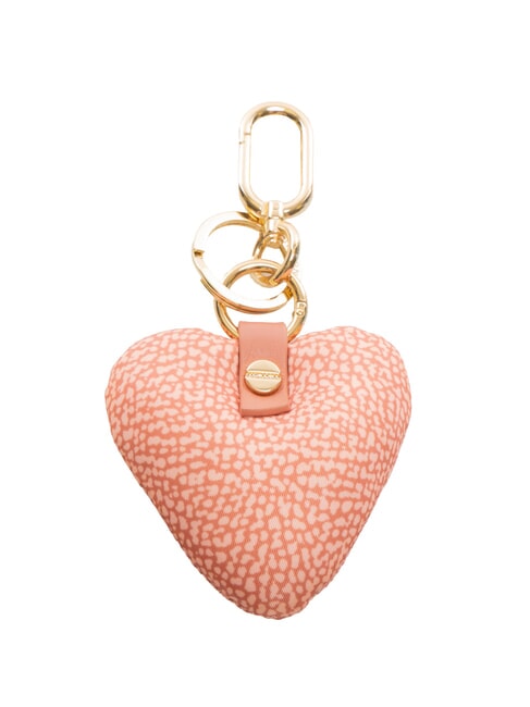 BORBONESE KEYRING Cuore Porte-clés avec breloque rouge à lèvres - Porte-clés