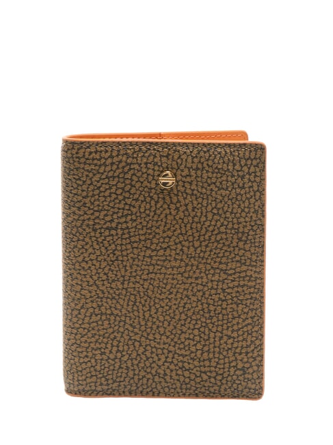 BORBONESE GRAFFITI  Porte-passeport op/mandarine naturelle - Portefeuilles Homme