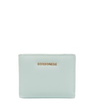 BORBONESE LETTERING Portefeuille compact en cuir marin - Portefeuilles Femme - 1