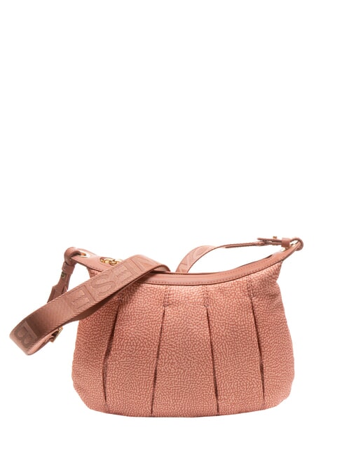 BORBONESE CROISSANT HOBO SMALL Sac d'épaule rouge à lèvres - Sacs pour Femme