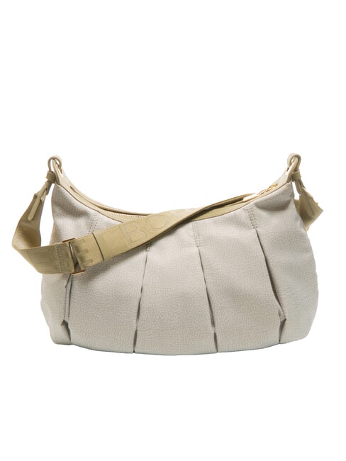 BORBONESE CROISSANT HOBO MEDIUM Sac à bandoulière, avec bandoulière kaki - Sacs pour Femme