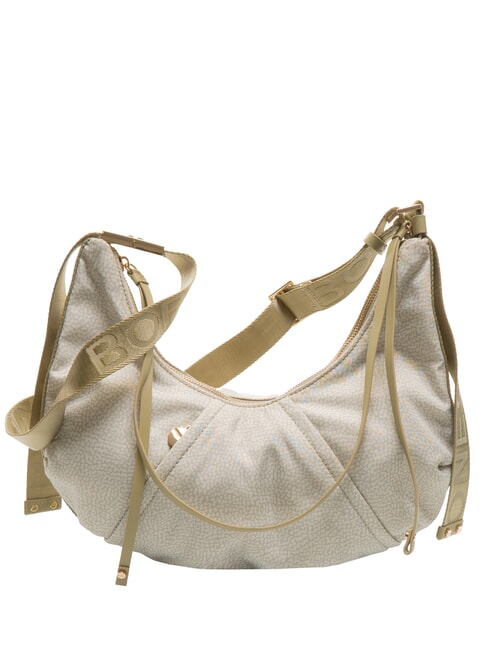 BORBONESE FOLD  Sac bandoulière souple kaki - Sacs pour Femme