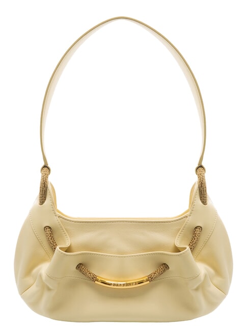 BORBONESE FILO Hobo Sac à bandoulière en cuir gingembre - Sacs pour Femme