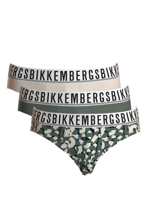 BIKKEMBERGS BRIEF MIX 3 glissements forêt - Slip homme