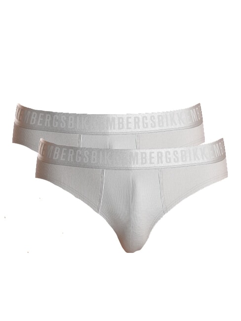 BIKKEMBERGS NEW CLASSIC BRIEF 2 glissements blanc - Slip homme