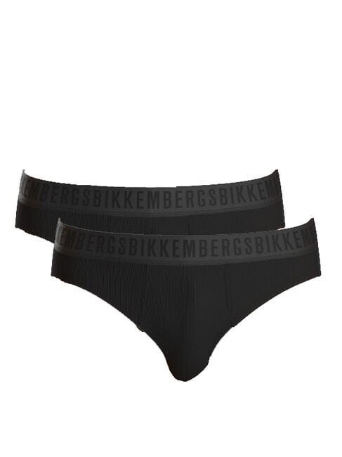 BIKKEMBERGS NEW CLASSIC BRIEF 2 glissements noir - Slip homme