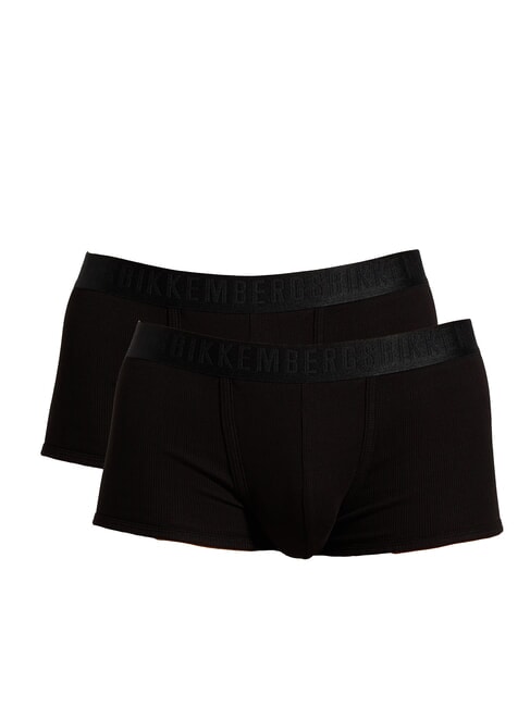 BIKKEMBERGS NEW CLASSIC TRUNK 2 boxeurs noir - Slip homme