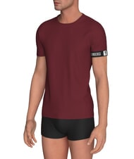 BIKKEMBERGS NEW PUPINO T-shirt Bordeaux - T-shirt - 1