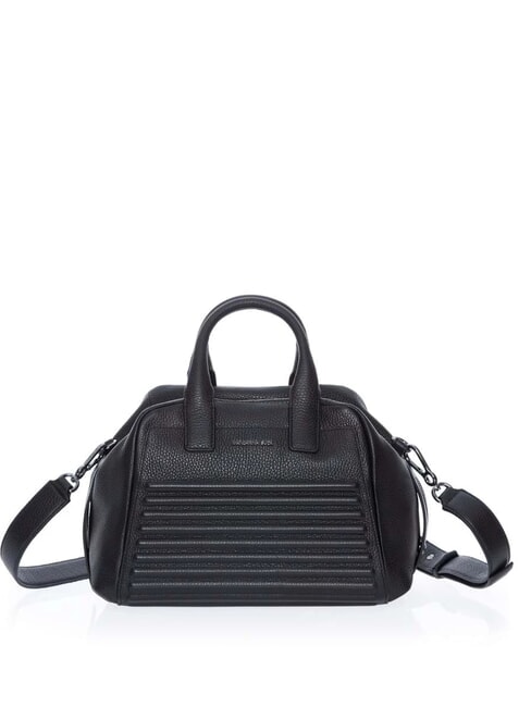 MANDARINA DUCK I-CON Sac de bowling en cuir Noir - Sacs pour Femme