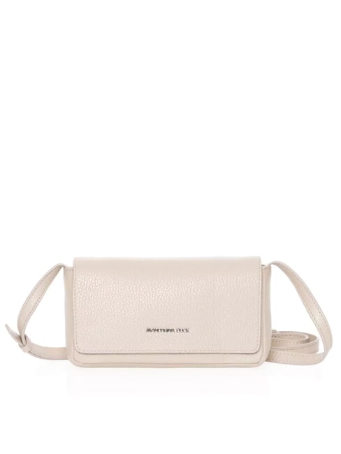 MANDARINA DUCK MELLOW LEATHER Mini sac à bandoulière en cuir taupe chaud - Sacs pour Femme