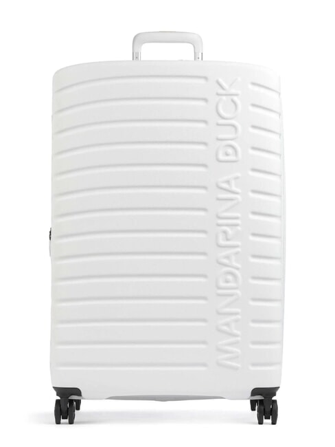 MANDARINA DUCK FLYDUCK Grand chariot extensible blanche - Valises Rigides