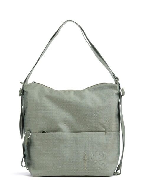 MANDARINA DUCK MD20 Sacoche transformable en sac à dos gris sauge - Sacs pour Femme