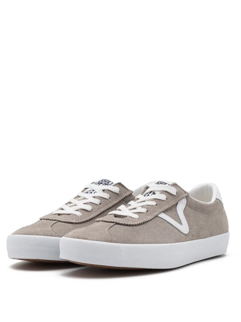 VANS SPORT LOW  Baskets en cuir Kaki/Blanc - Chaussures unisexe