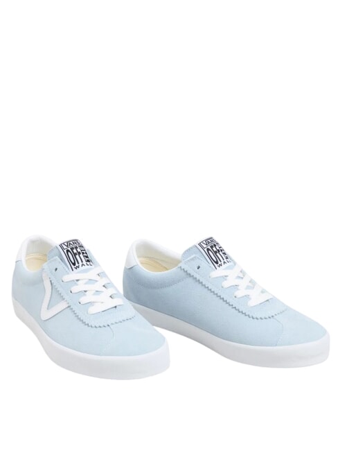 VANS SPORT LOW  Baskets en cuir bleu bébé/blanc - Chaussures unisexe