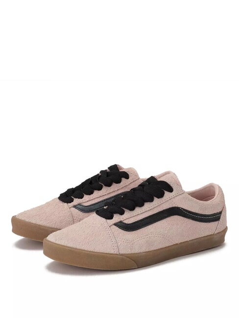 VANS OLD SKOOL LOWPRO  Baskets en cuir suédé daim pêche blush - Chaussures unisexe