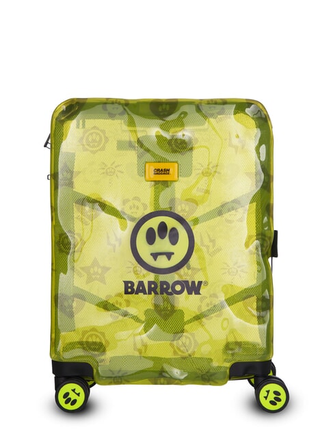 CRASH BAGGAGE SHARE x BARROW Chariot à bagages à main transparent jaune clair - Valises cabine