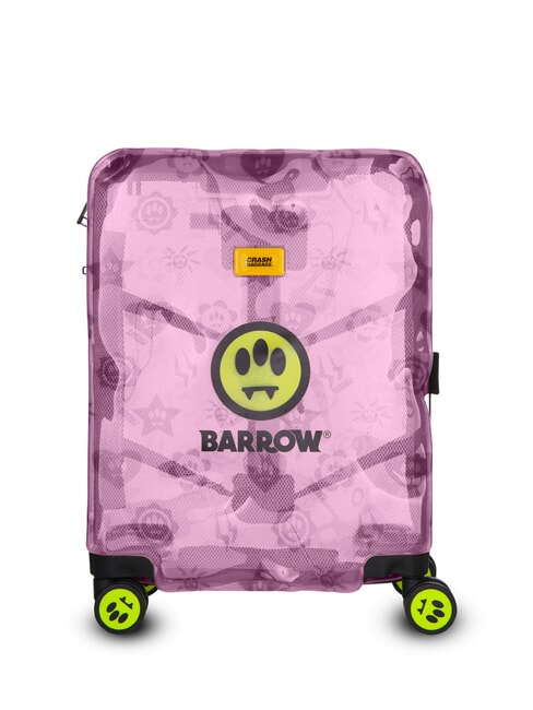 CRASH BAGGAGE SHARE x BARROW Chariot à bagages à main transparent rose clair - Valises cabine