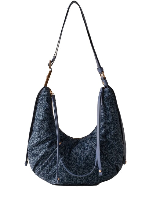 BORBONESE FOLD  Sac bandoulière souple jean - Sacs pour Femme