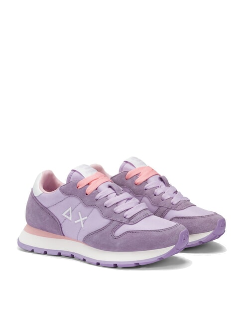 SUN68 ALLY SOLID NYLON Baskets lilas - Chaussures Femme