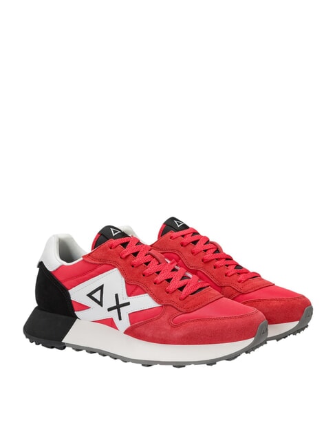 SUN68 JAKI 2.0 SOLID Baskets rouge - Chaussures Homme