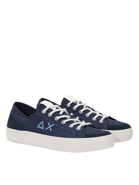 SUN68 STREET CANVAS Baskets en toile bleu naby - Chaussures Homme