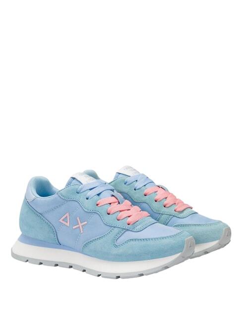 SUN68 ALLY SOLID NYLON Baskets bleu ciel - Chaussures Femme