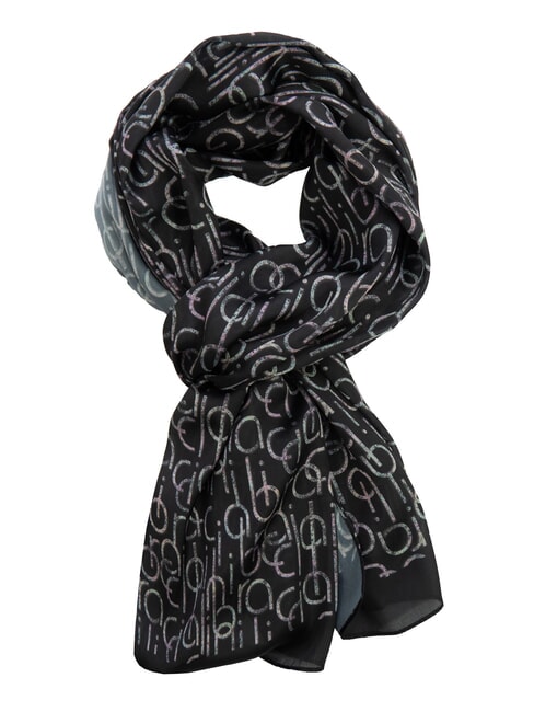 BRACCIALINI FOULARD Écharpe à imprimé logo intégral noir - Écharpes