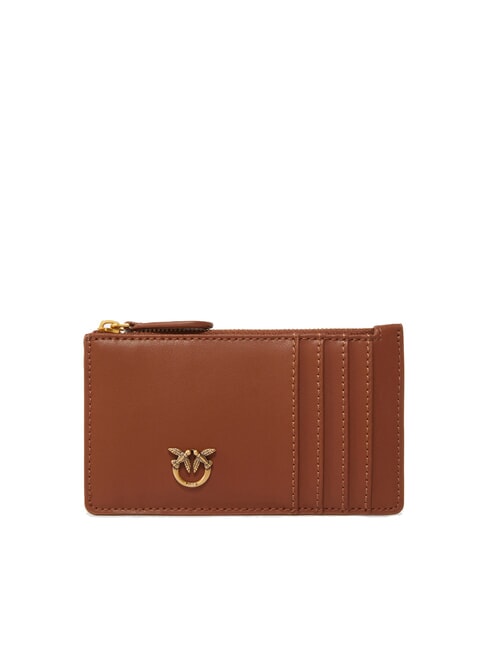 PINKO AIRONE Porte-cartes / Porte-monnaie or arabe-antique - Portefeuilles Femme