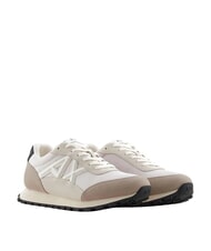 ARMANI EXCHANGE A|X Baskets place taupe + blanc cassé - Chaussures Homme - 1