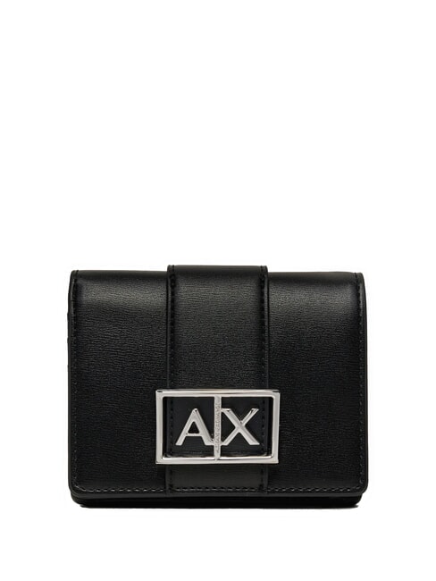 ARMANI EXCHANGE JODIE Petit portefeuille noir - Portefeuilles Femme